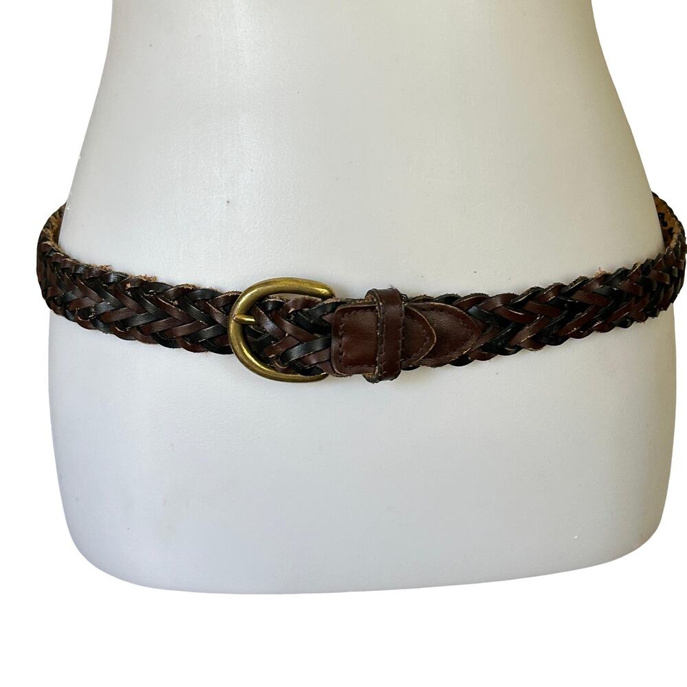 Vintage Canterbury Woven Leather Belt